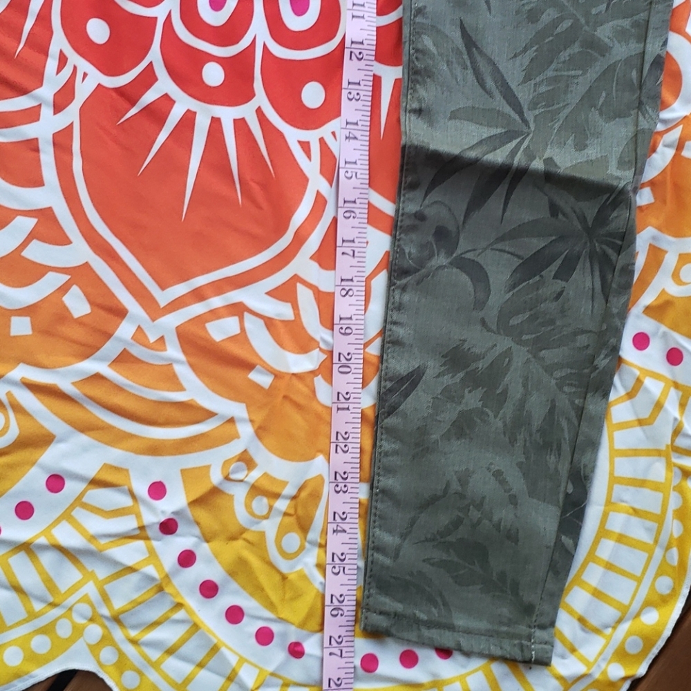 "Parker" palm leaf skinny jeans - Picture 10 of 13